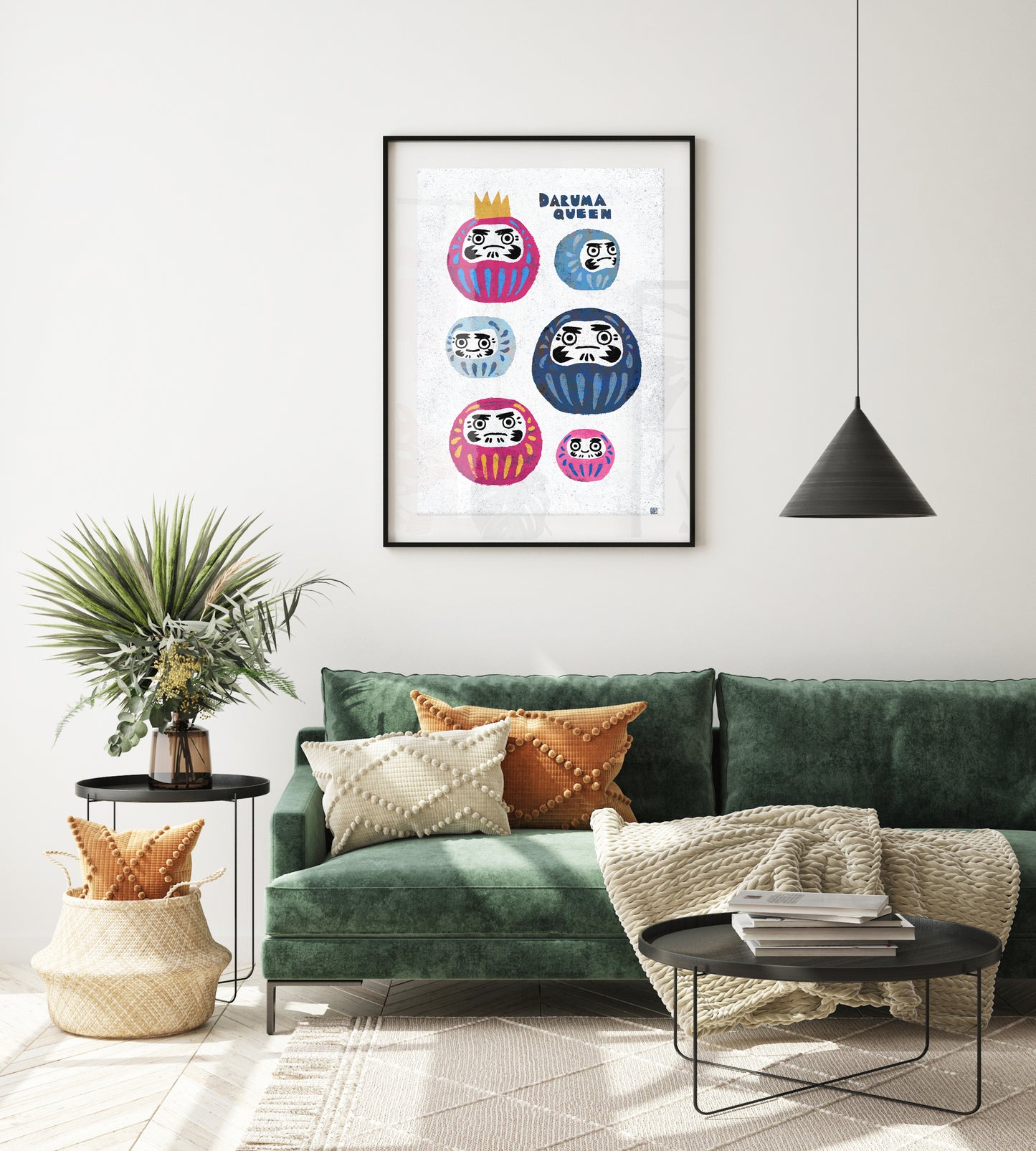 Daruma Queen - Póster de arte