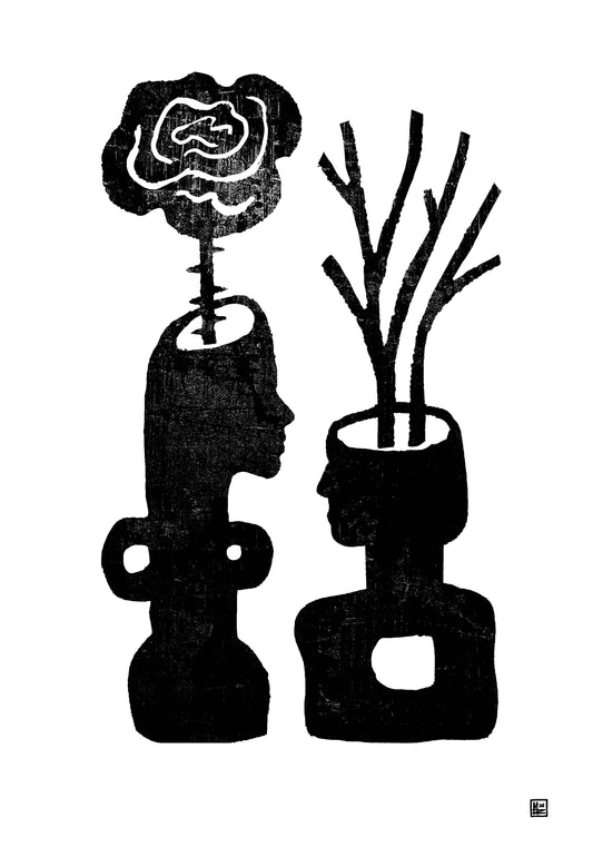 Copy of Du retar mig - Fine Art Poster - Black