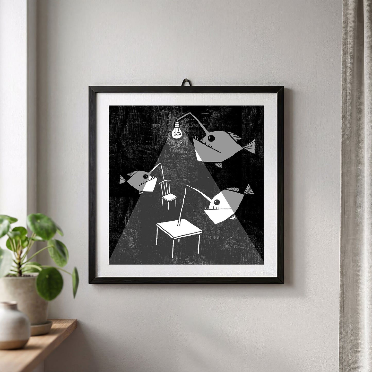 Deep sea humor - Premium Matte Paper Poster